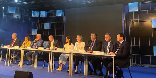 O presidente eleito, Lula, e o vice-presidente eleito, Geraldo Alckmin, participaram de evento de conclusão dos trabalhos da transição de governo — Foto: Guilherme Mazui/ g1